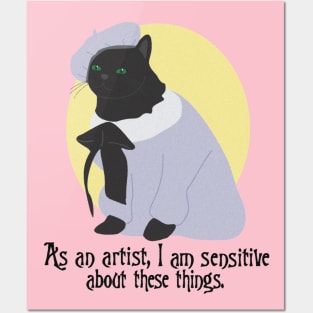 Cat artist Posters and Art